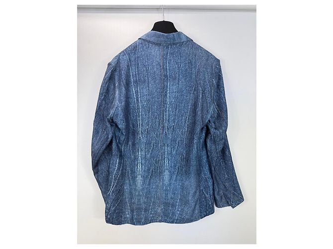Autre Marque Blazer Laneus de viscosa azul - vista 5