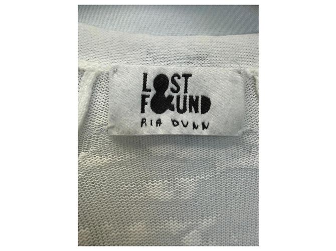 Autre Marque Lost & Found Ria Dunn Langer Cardigan Weiß Floral - Ansicht 6
