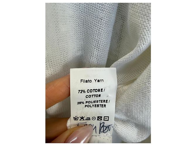 Autre Marque Lost & Found Ria Dunn Langer Cardigan Weiß Floral - Ansicht 8