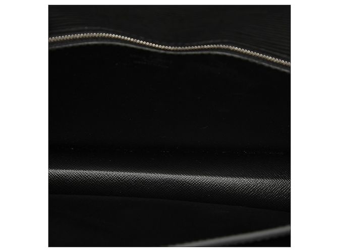 Louis Vuitton Pochette Sellier Dragonne in Epi nero - vista 4