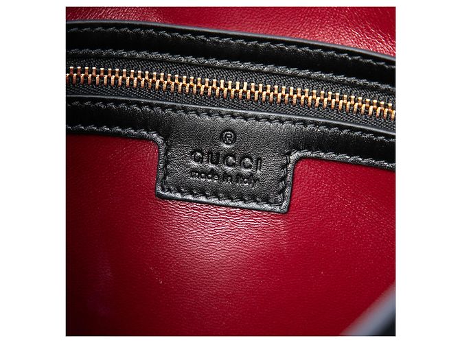 Gucci Jackie 1961 Crossbody in pelle di vitello nera Small Web Nero - vista 5