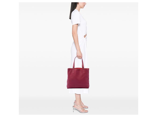 Hermès Red Clemence Double Sens 36 Rosso - vista 6