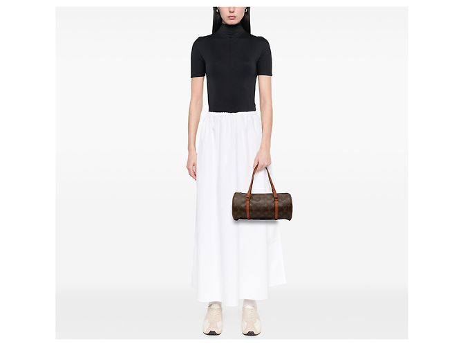 Louis Vuitton Marrone Monogram Papillon 30 - vista 7