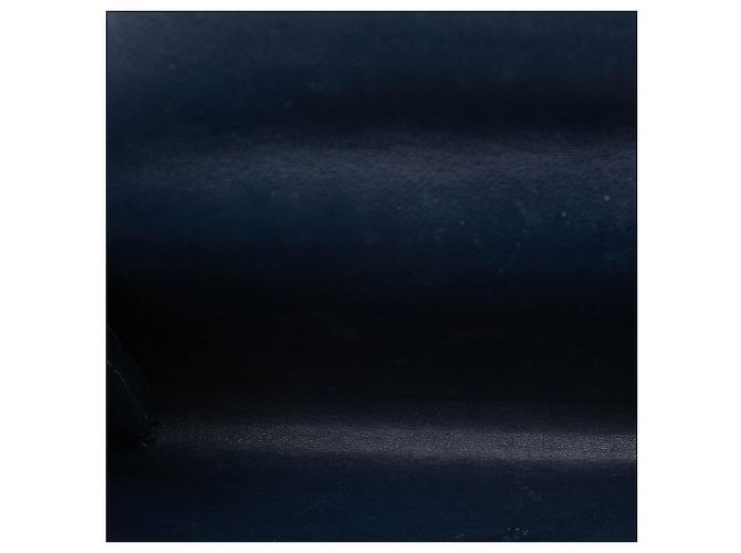 Borsa a tracolla Prada in pelle Saffiano blu con doppia chiusura a vite Blu scuro - vista 6