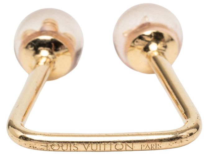 Anello Cocktail Fleur con Inclusione di Cristallo e Resina Dorata Louis Vuitton D'oro - vista 3