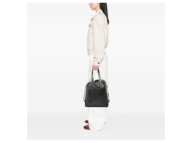 Cabas Louis Vuitton Black Monogram Eclipse Light Negro - vista 7