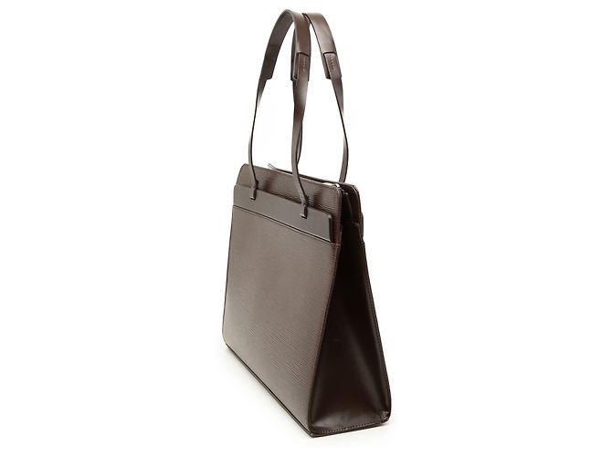 Louis Vuitton Marrone Epi Croisette PM Marrone scuro - vista 2
