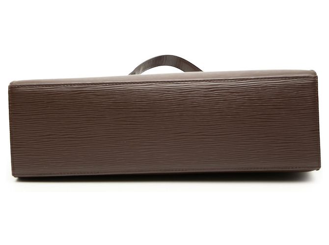 Louis Vuitton Marrone Epi Croisette PM Marrone scuro - vista 3
