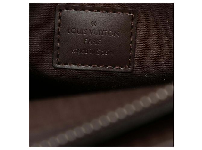 Louis Vuitton Marrone Epi Croisette PM Marrone scuro - vista 7