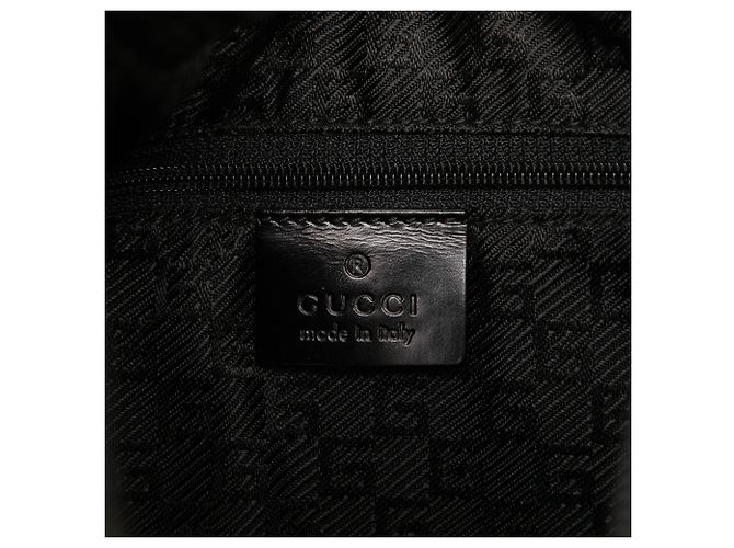 Borsa a tracolla Gucci in tela beige - vista 5