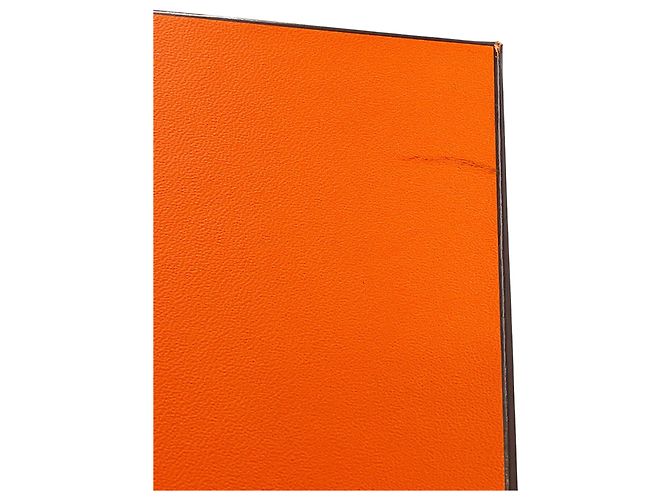 Hermès Orange Toile Officier e Swift Neo Evelyne 16 Arancione - vista 10