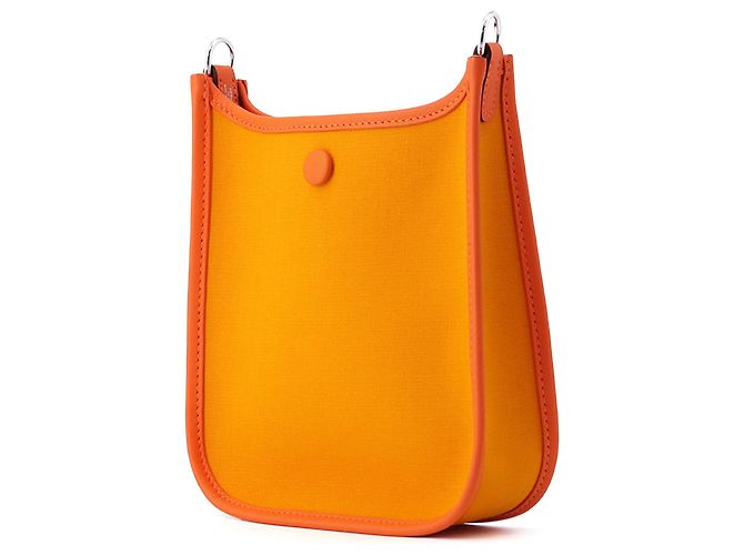 Hermès Orange Toile Officier e Swift Neo Evelyne 16 Arancione - vista 2