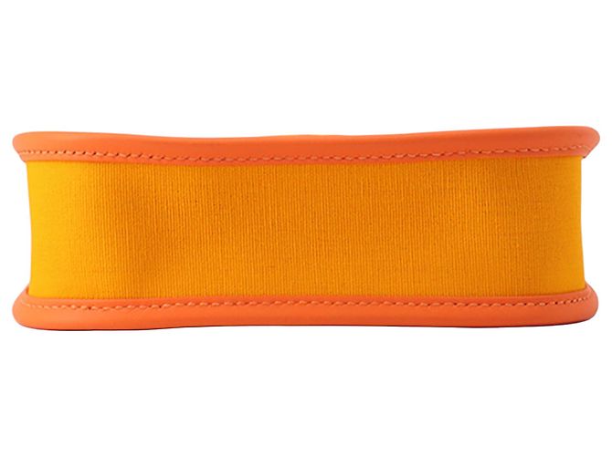 Hermès Orange Toile Officier e Swift Neo Evelyne 16 Arancione - vista 3
