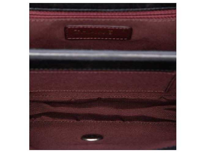Chanel Black Paris Cosmopolite Medium Quilted Lambskin Ritz Flap Nero - vista 4