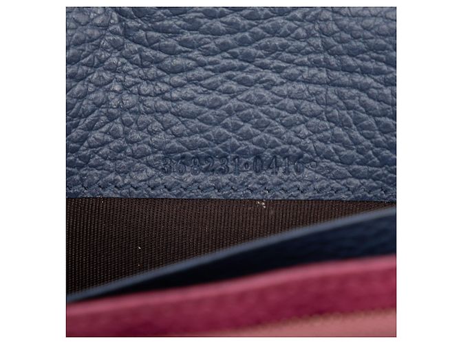 Gucci Pink Dollar Calfskin Swing Wallet On Strap - view 6
