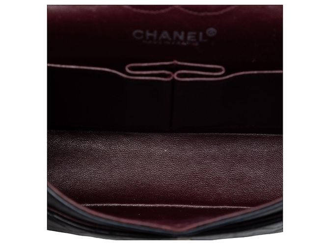 Chanel Black Small Classic Lambskin Double Flap Nero - vista 4