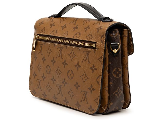 Louis Vuitton Pochette Metis Monogram Reverse Marrone - vista 2