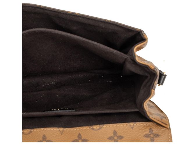 Louis Vuitton Pochette Metis Monogram Reverse Marrone - vista 4