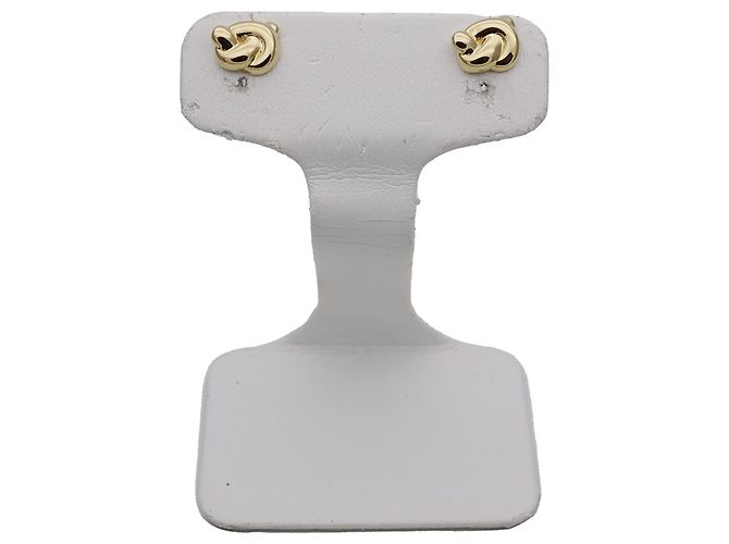 Orecchini a lobo in oro giallo con motivo a nodo Tiffany & Co. D'oro - vista 2