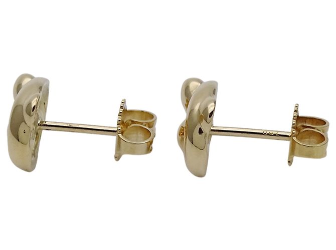 Orecchini a lobo in oro giallo con motivo a nodo Tiffany & Co. D'oro - vista 4