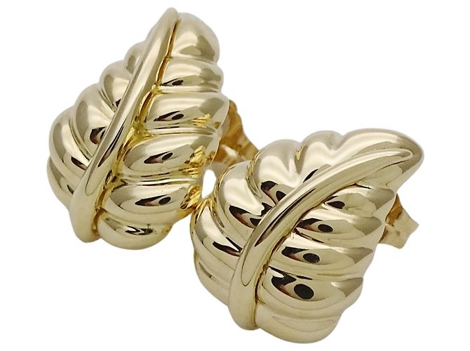 Orecchini a lobo in oro giallo Tiffany & Co. D'oro - vista 3