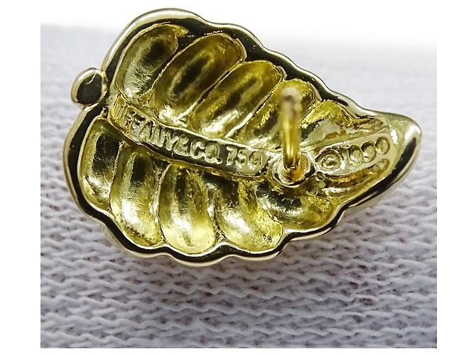 Orecchini a lobo in oro giallo Tiffany & Co. D'oro - vista 7