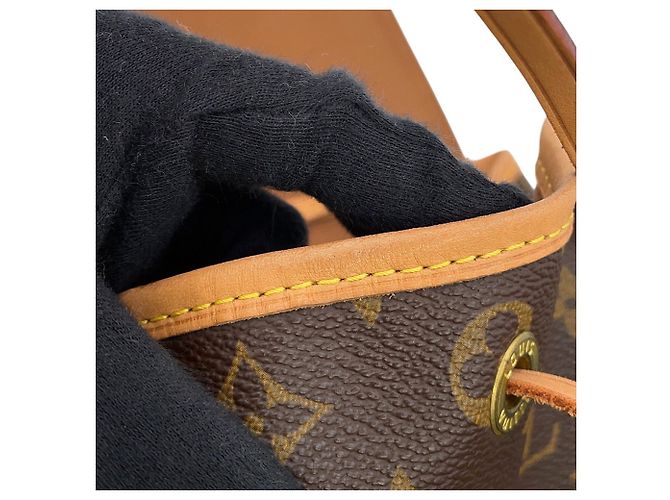 Zaino Louis Vuitton Monogram Montsouris GM Marrone - vista 10