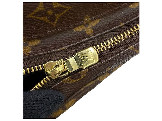 Zaino Louis Vuitton Monogram Montsouris GM Marrone - vista 11