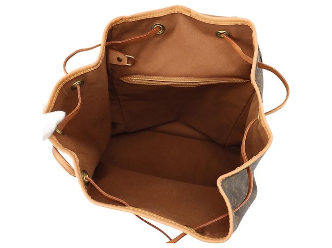 Zaino Louis Vuitton Monogram Montsouris GM Marrone - vista 5