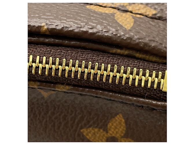 Zaino Louis Vuitton Monogram Palm Springs MINI Nero - vista 12