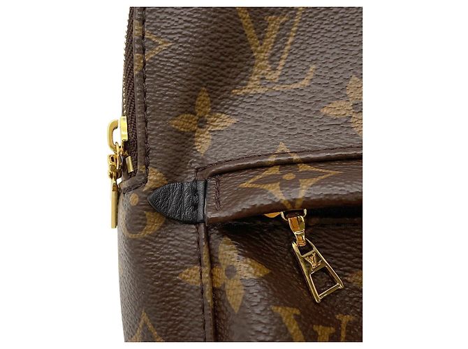 Zaino Louis Vuitton Monogram Palm Springs MINI Nero - vista 8