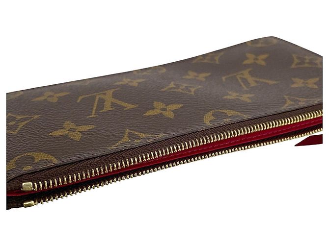 Vivienne Louis Vuitton Monogram Chain/Shoulder Wallet Braun - Ansicht 12