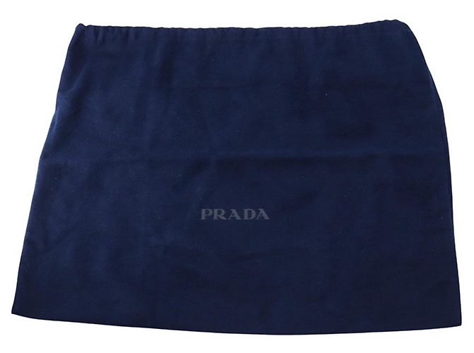 Borsa a tracolla in pelle marrone Prada - vista 14
