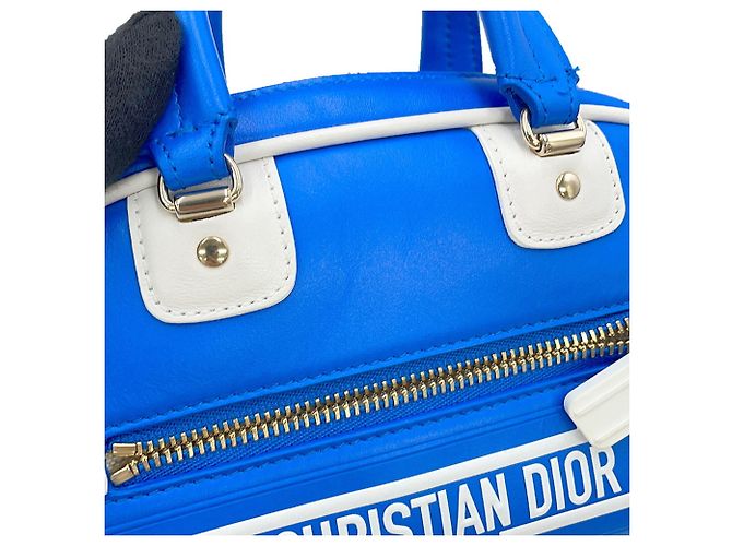 Borsa Micro Bowling Vibe Christian Dior Blu - vista 9