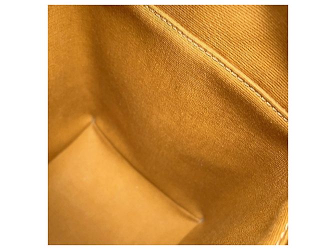Céline Celine Triomphe Strap Box Leather Handtasche Kamel - Ansicht 7