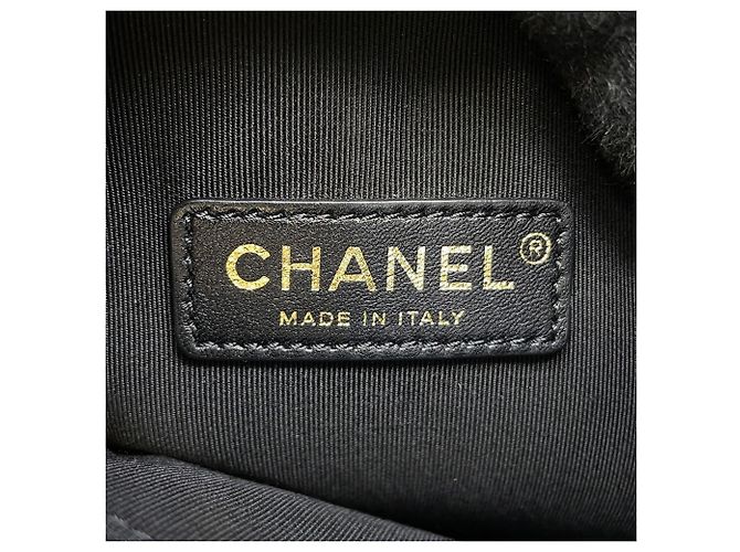 Borsa Chanel Matelassé Nero Beige - vista 14