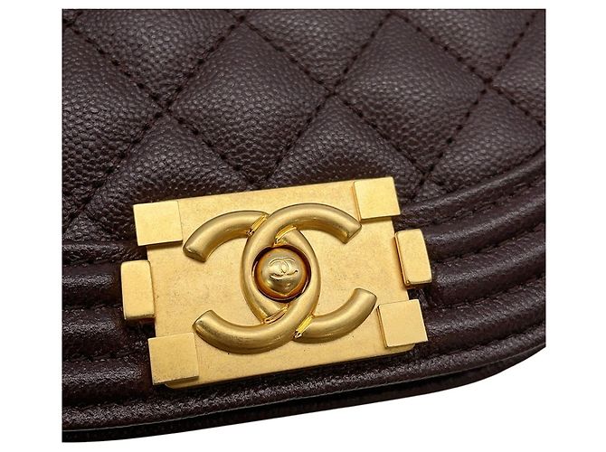 Borsa a Spalla con Catena Chanel Marrone - vista 10