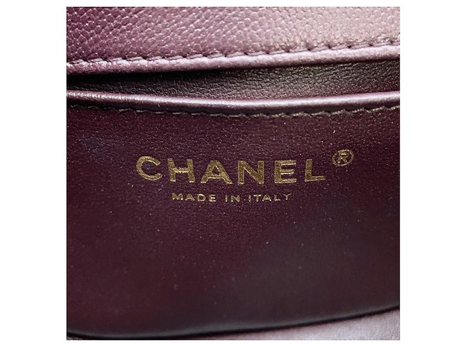 Borsa a Spalla con Catena Chanel Marrone - vista 14
