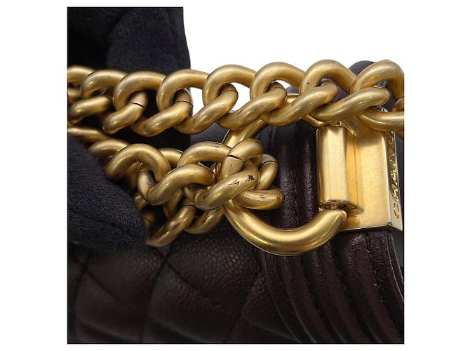 Borsa a Spalla con Catena Chanel Marrone - vista 9