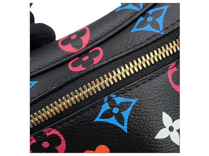 Borsa Louis Vuitton Monogram Game On Vanity PM Nero - vista 11