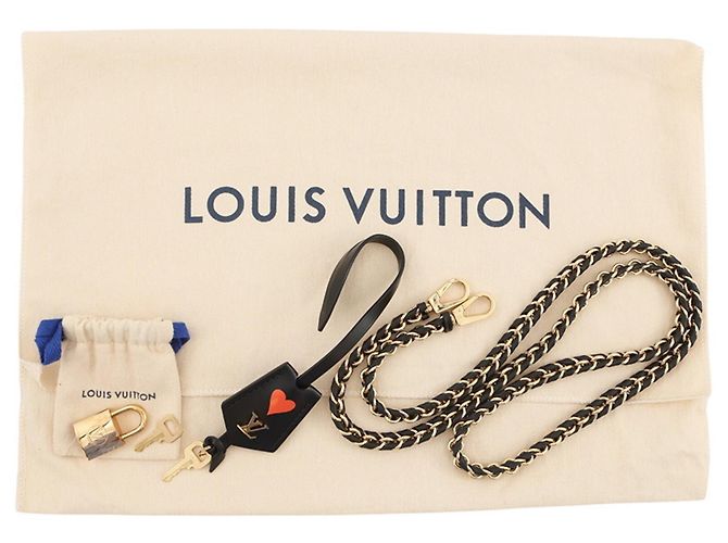 Borsa Louis Vuitton Monogram Game On Vanity PM Nero - vista 16