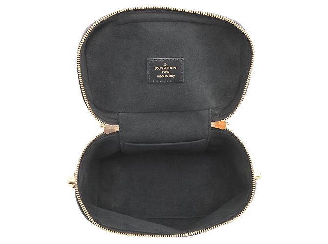 Borsa Louis Vuitton Monogram Game On Vanity PM Nero - vista 6