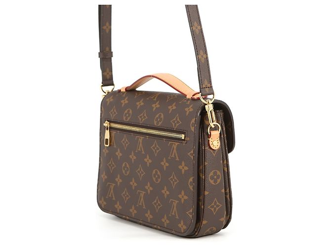 Borsa Louis Vuitton Monogram Pochette Métis MM M44875 Marrone - vista 2