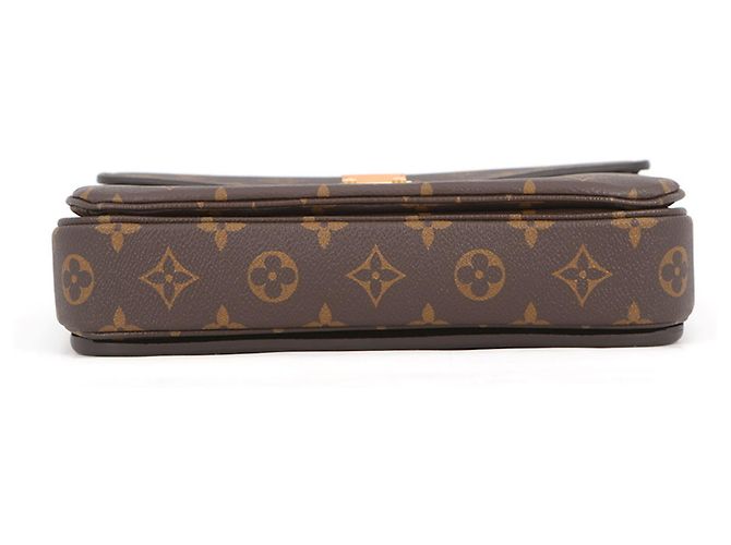 Borsa Louis Vuitton Monogram Pochette Métis MM M44875 Marrone - vista 3