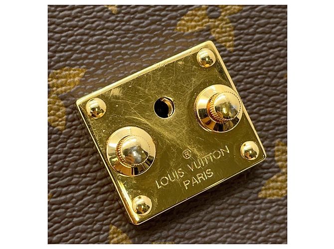 Borsa Louis Vuitton Monogram Pochette Métis MM M44875 Marrone - vista 8