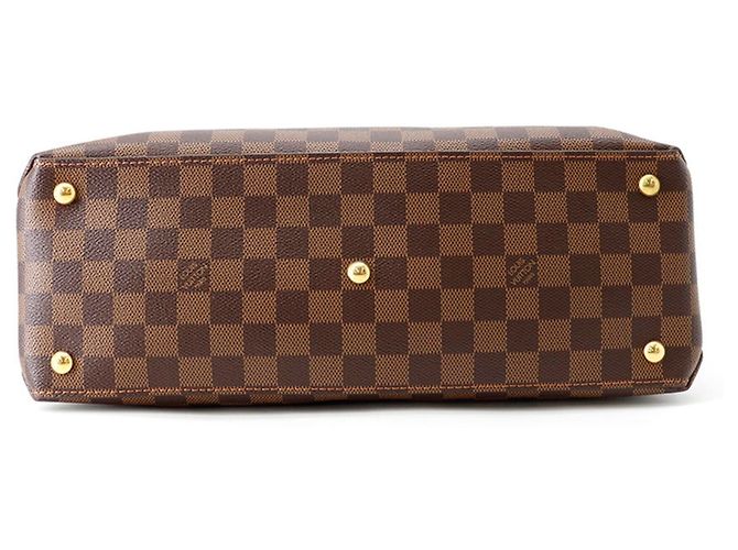Borsa Louis Vuitton Damier Ebene Riverside Nero - vista 3