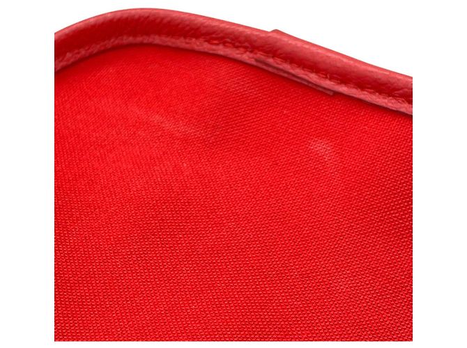 Borsa Tote Louis Vuitton Monogram Neverfull Inside Out MM Rosso - vista 11