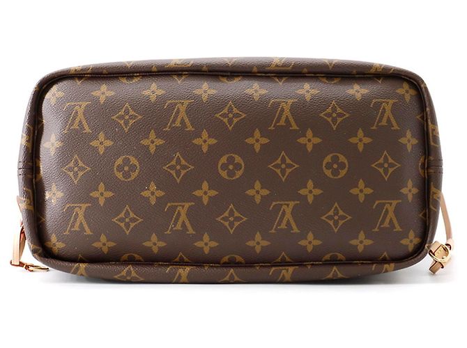 Borsa Tote Louis Vuitton Monogram Neverfull Inside Out MM Rosso - vista 3
