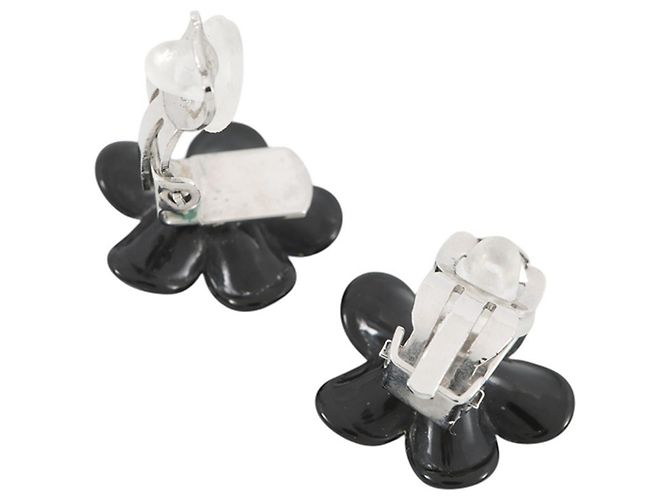 Timeless Chanel Camellia Clip Earrings - view 3