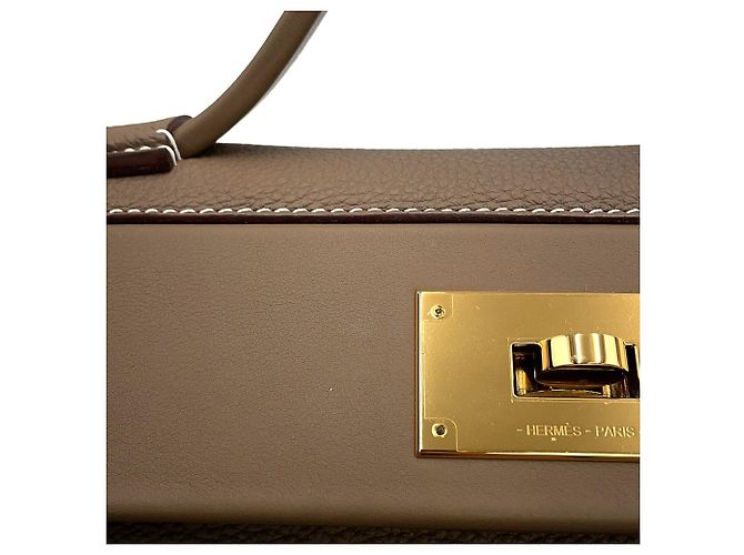 Hermès Hermes 24 29 Sac Handbag Taupe - vista 6